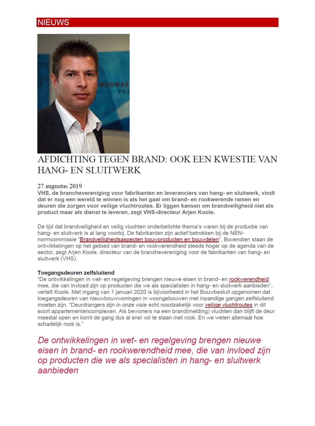 brandveilig